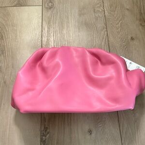Pink Women's Clutch Bag